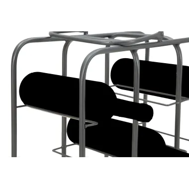 P/BOTTIGLIE Stojak KWADRATOWY (9 MIEJSC) 40x23x47,5 cm